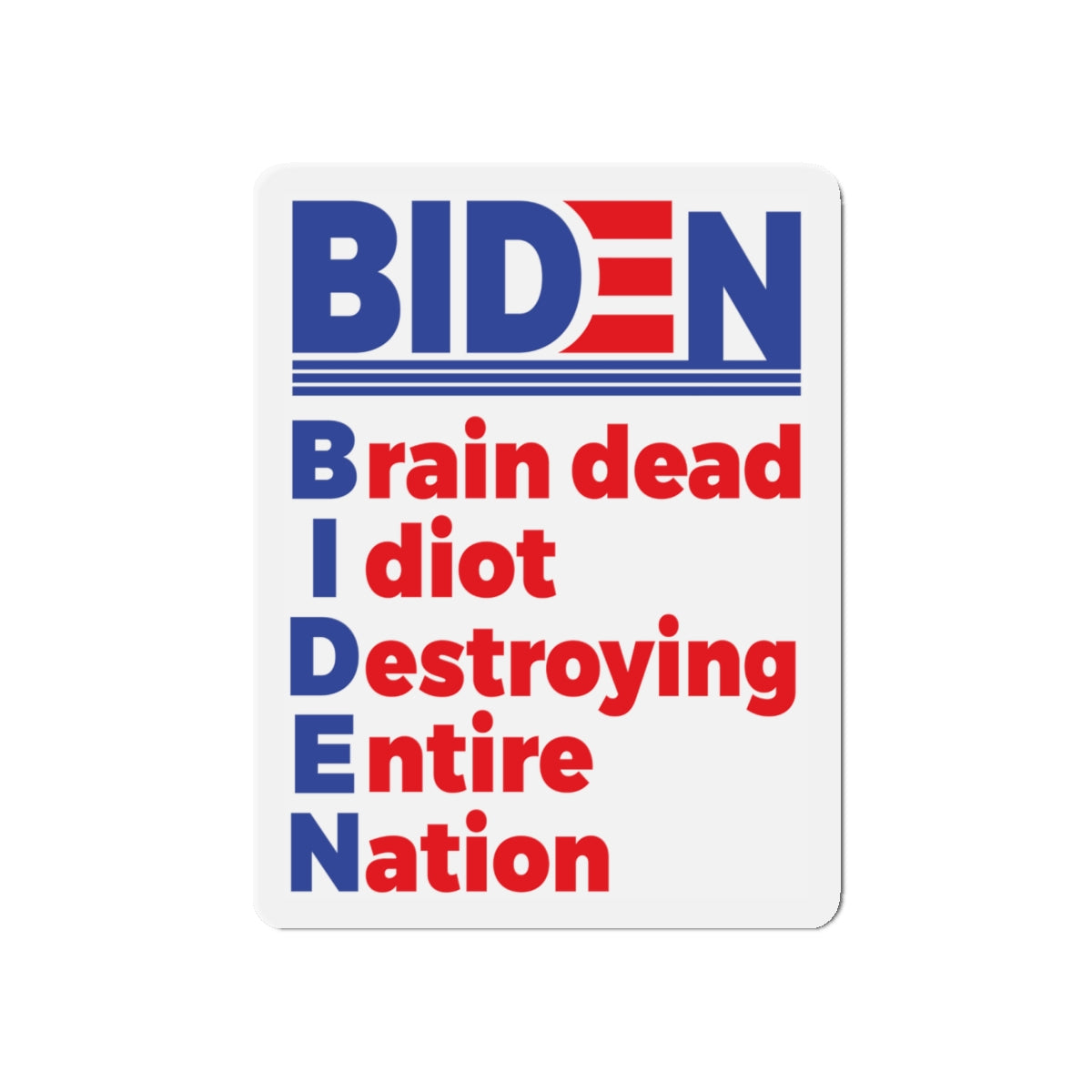 BIDEN Acronym Bumper Magnet