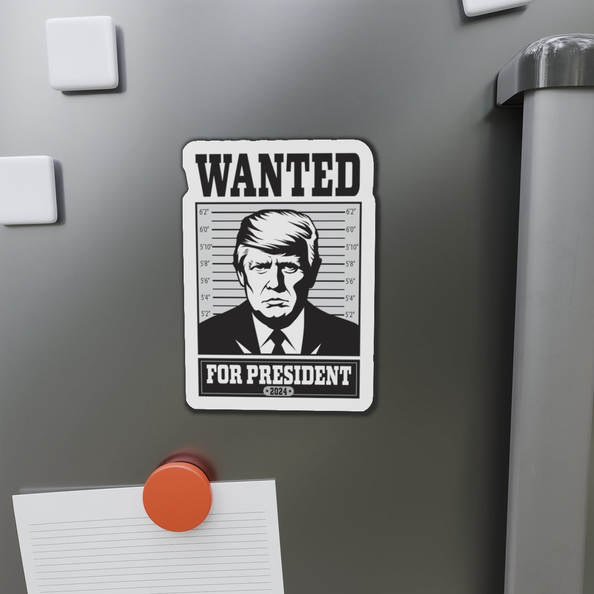 Wanted for President Bumper Magnet