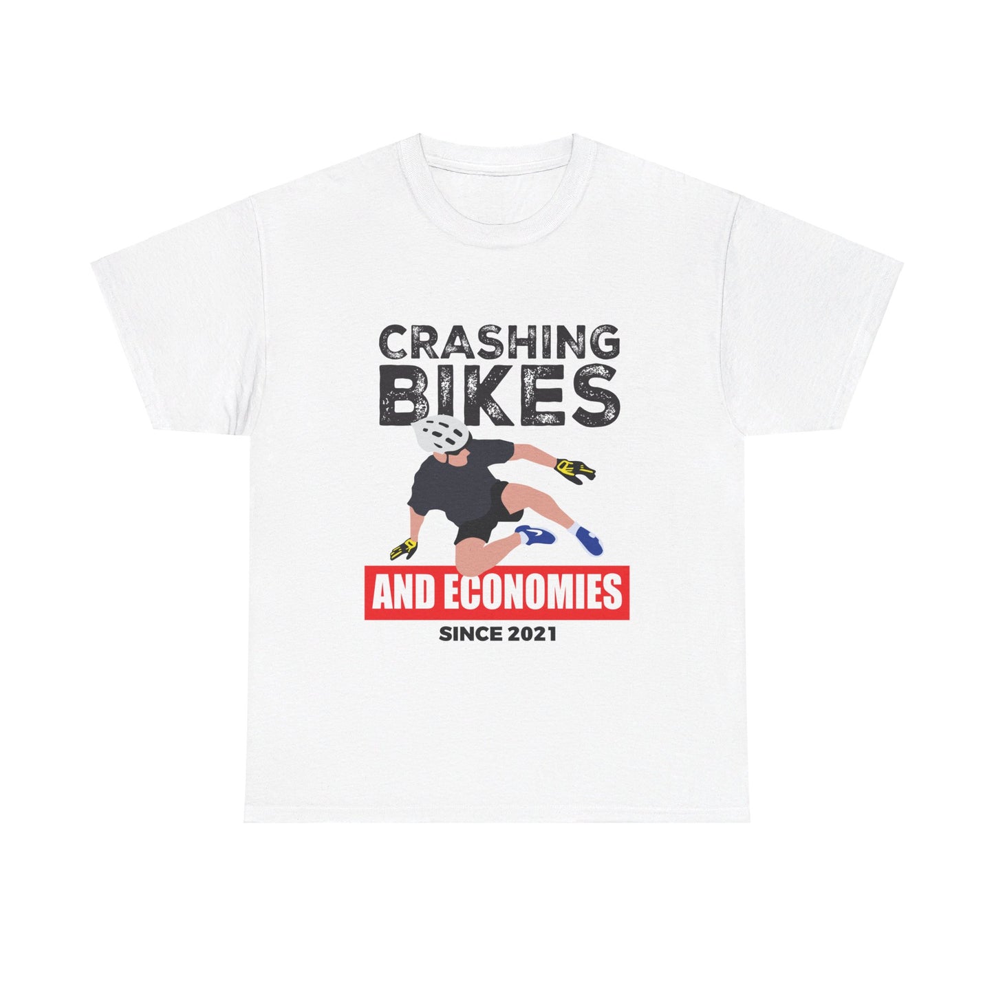 Crashing Bikes and Economies - Cotton Tee