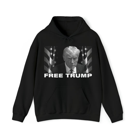 FREE TRUMP - Cotton Hoodie