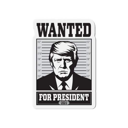 Wanted for President Bumper Magnet