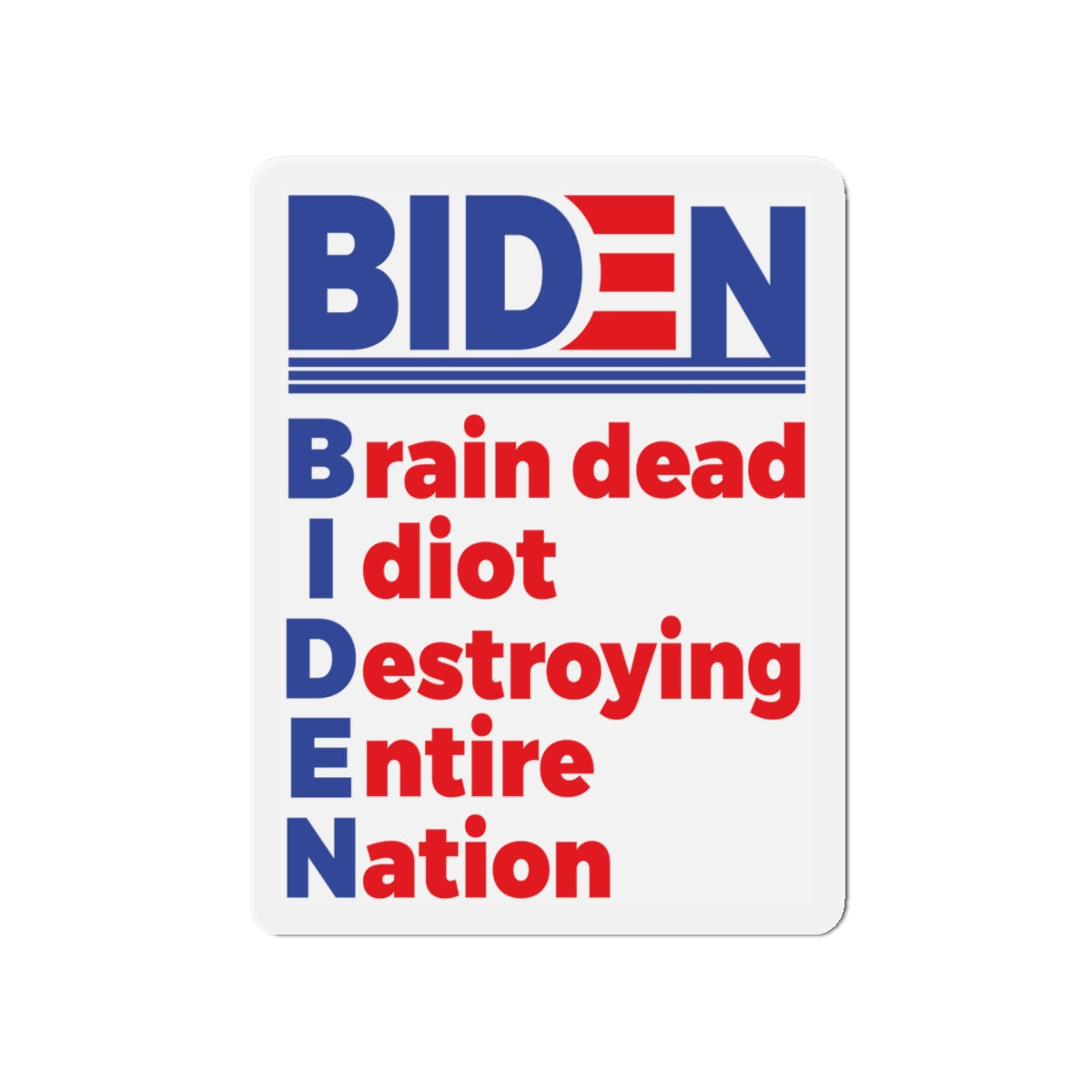 BIDEN Acronym Bumper Magnet