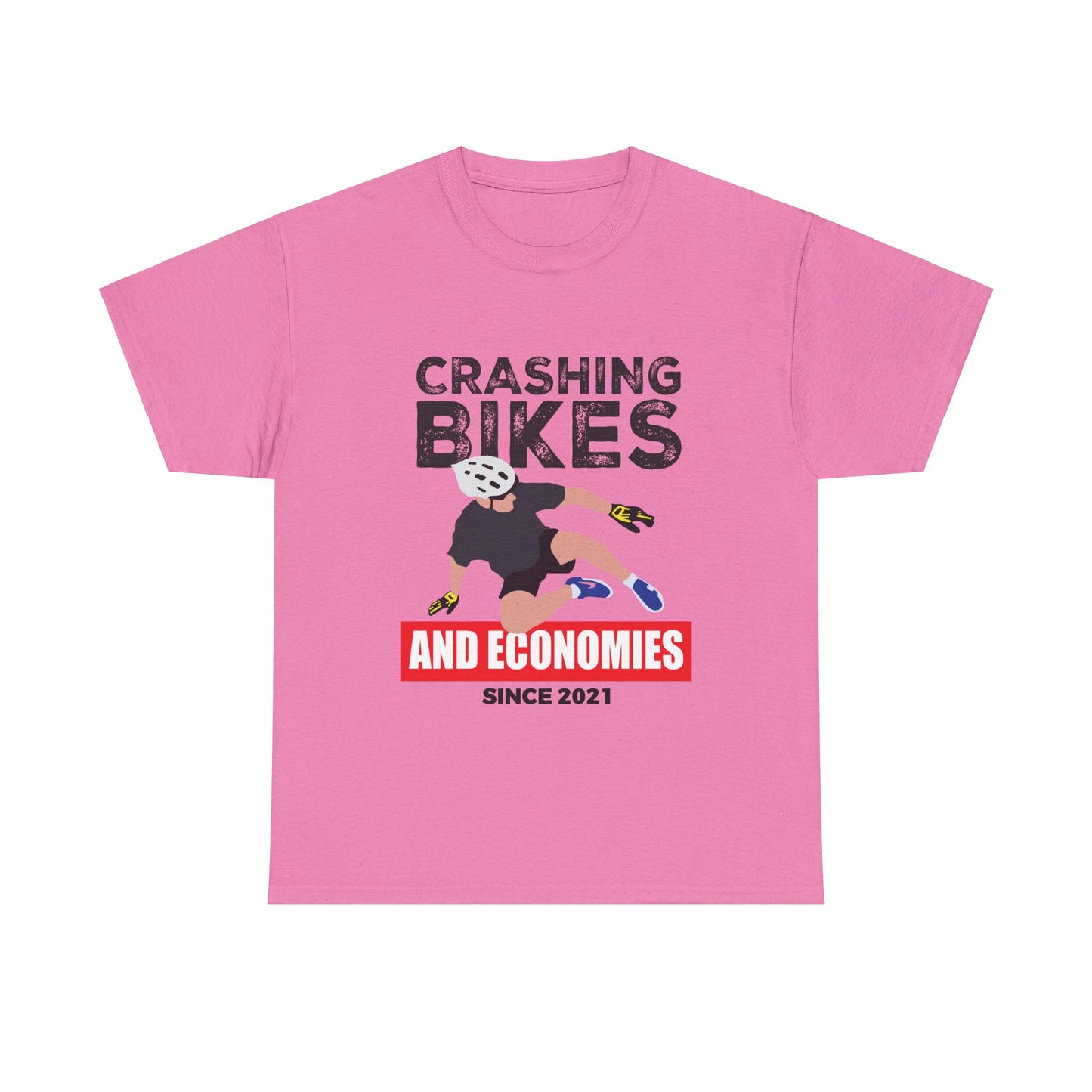 Crashing Bikes and Economies - Cotton Tee